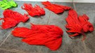Farging 16.03- nye marabou patch av deep hot orange, fluo green og rev av fluo green thumbnail