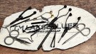 TM straight finish scissors- Big LOOP- NYHET25!  thumbnail