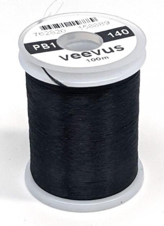 Veevus power threads black 140 100m