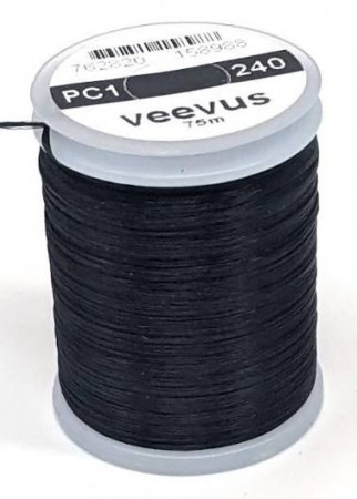 Veevus power threads black 240 75m