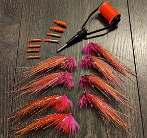 Gaula junifiske 10cm fluer lagde på tungsten beads! 