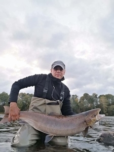 Teamet vårt har avsluttet laksesesongen i Drammenselva! 9,7kg og 9kg vant konkurransen! 