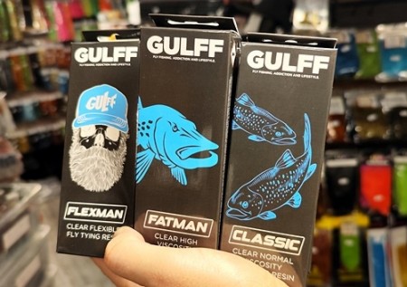Gulff lim er på plass i butikken! 