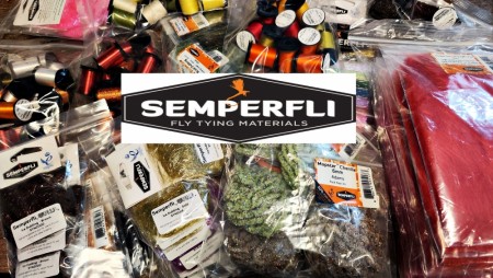 Semperfli- bindetråd, ørretmaterialer-nytt påfyll 04.04! 