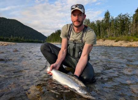 Gratulerer Josip 3,6kg laks 68cm!