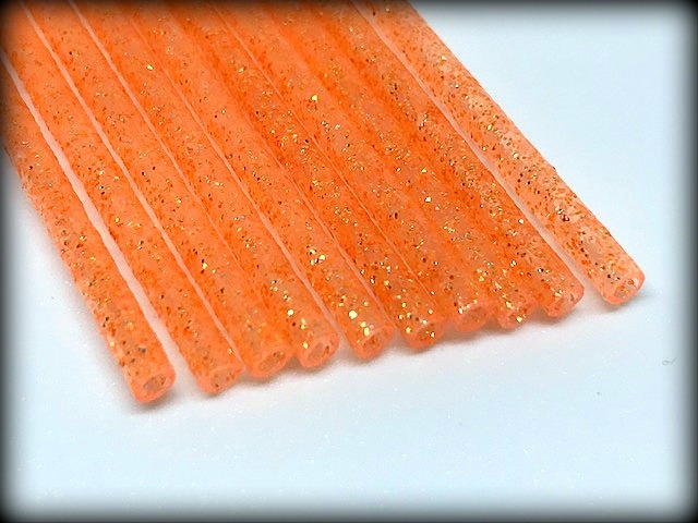 Oransje glitter