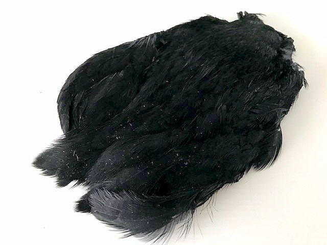 dyed black